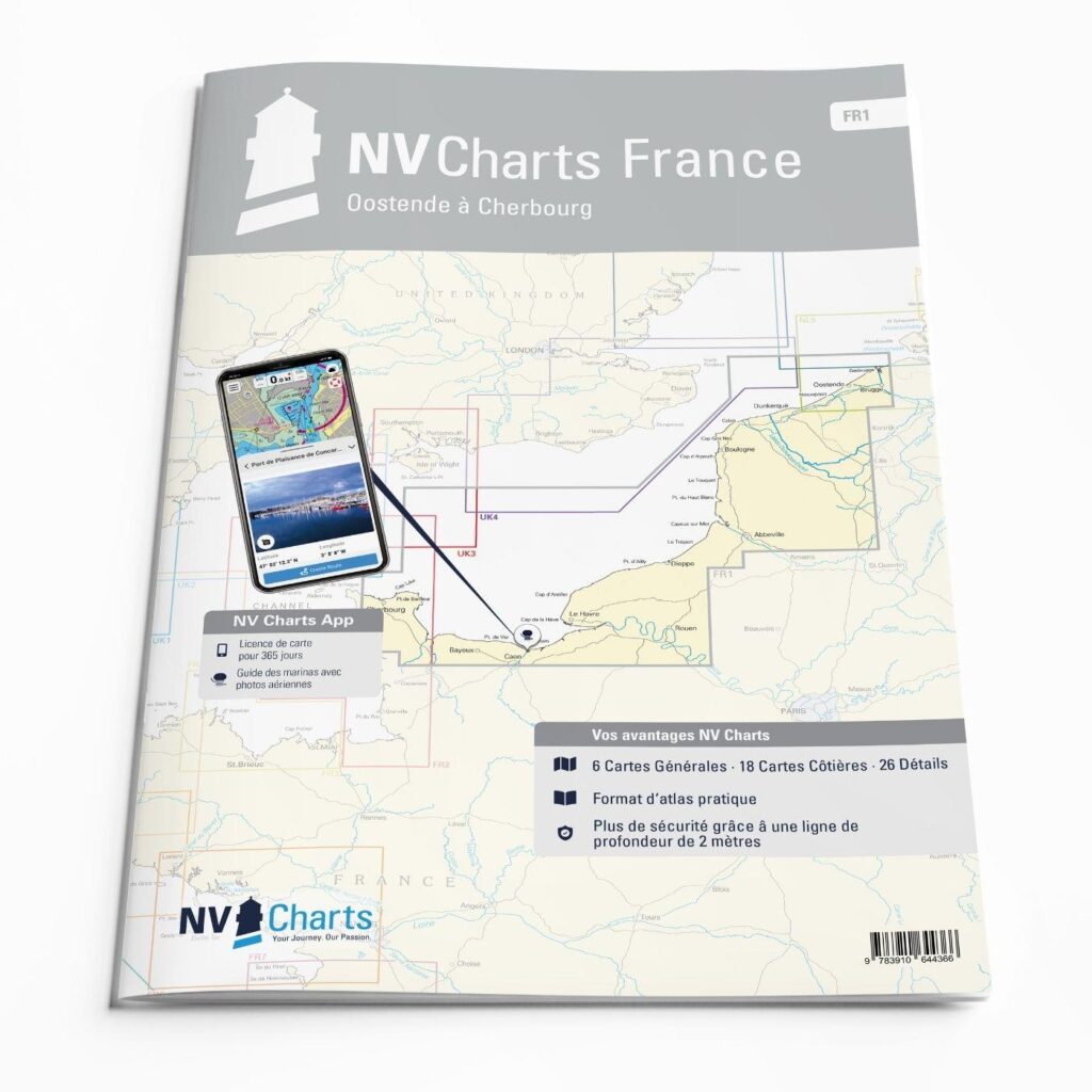 Cartes marines NV Charts de Oostende à Cherbourg