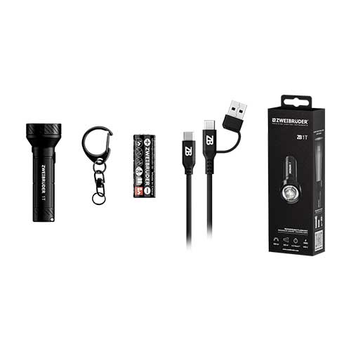 Lampe de poche porte-clés rechargeable Zweibruder ZB1T – 500 lumens – Image 2