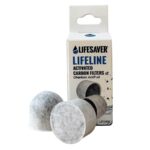 Filtres charbon actif de remplacement lifeline – pack de 2